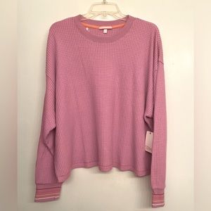 PJ Salvage Speckled in Pink Top size XL